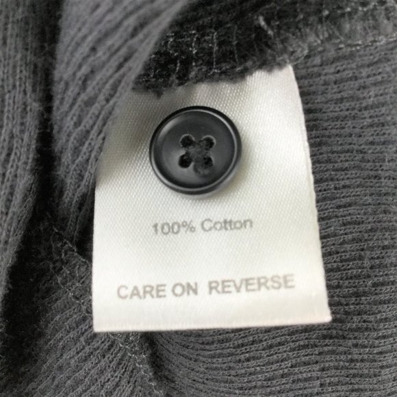Billy Reid Charcoal Grey Jersey Shirt s - Picture 5 of 8